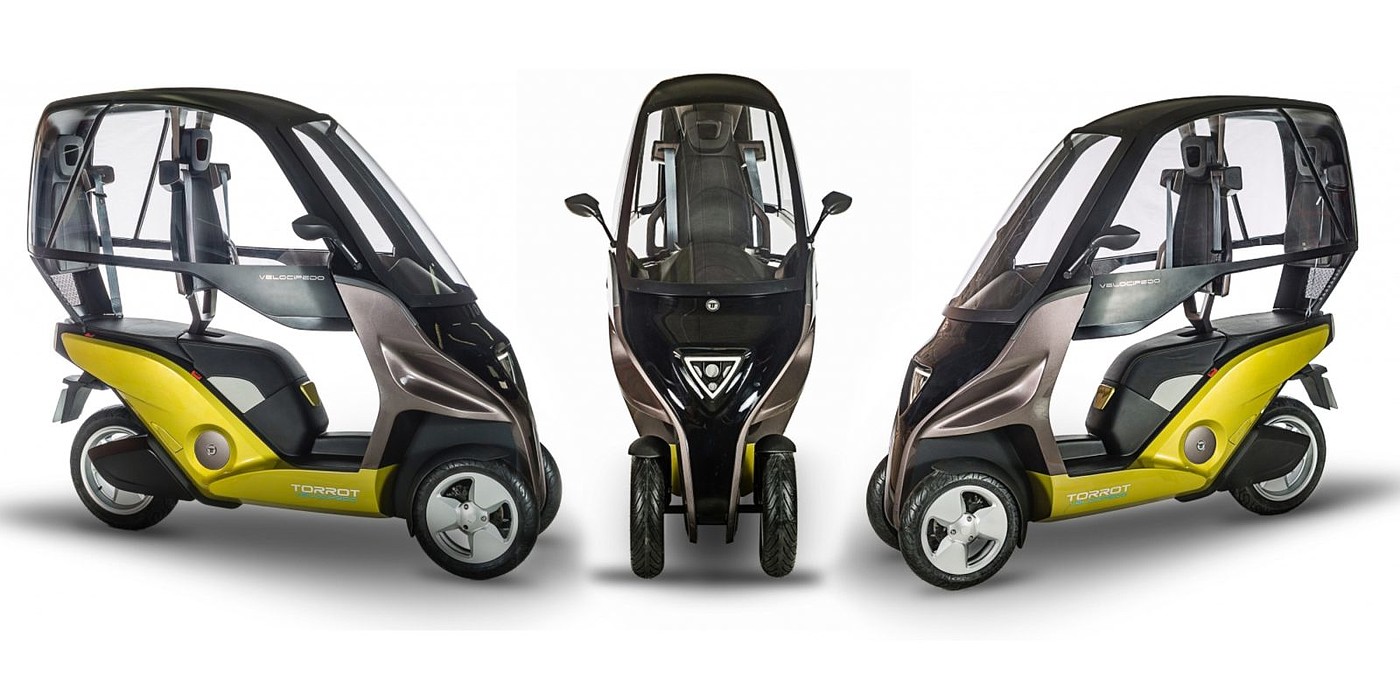 Torrot Velocipedo，Tricycle，Honourable mention，2019 red dot product design award，automobile，Electric vehicle，