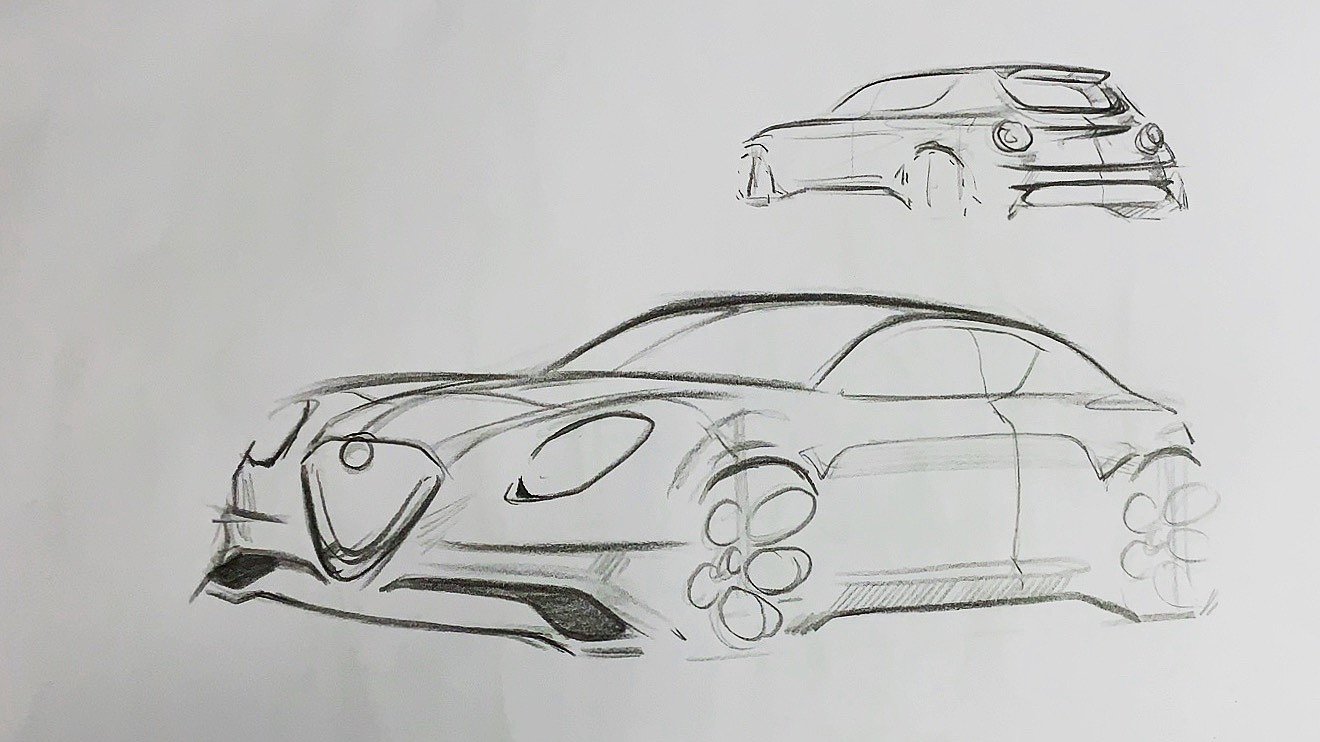 design sketch，sketch，Automobile design，