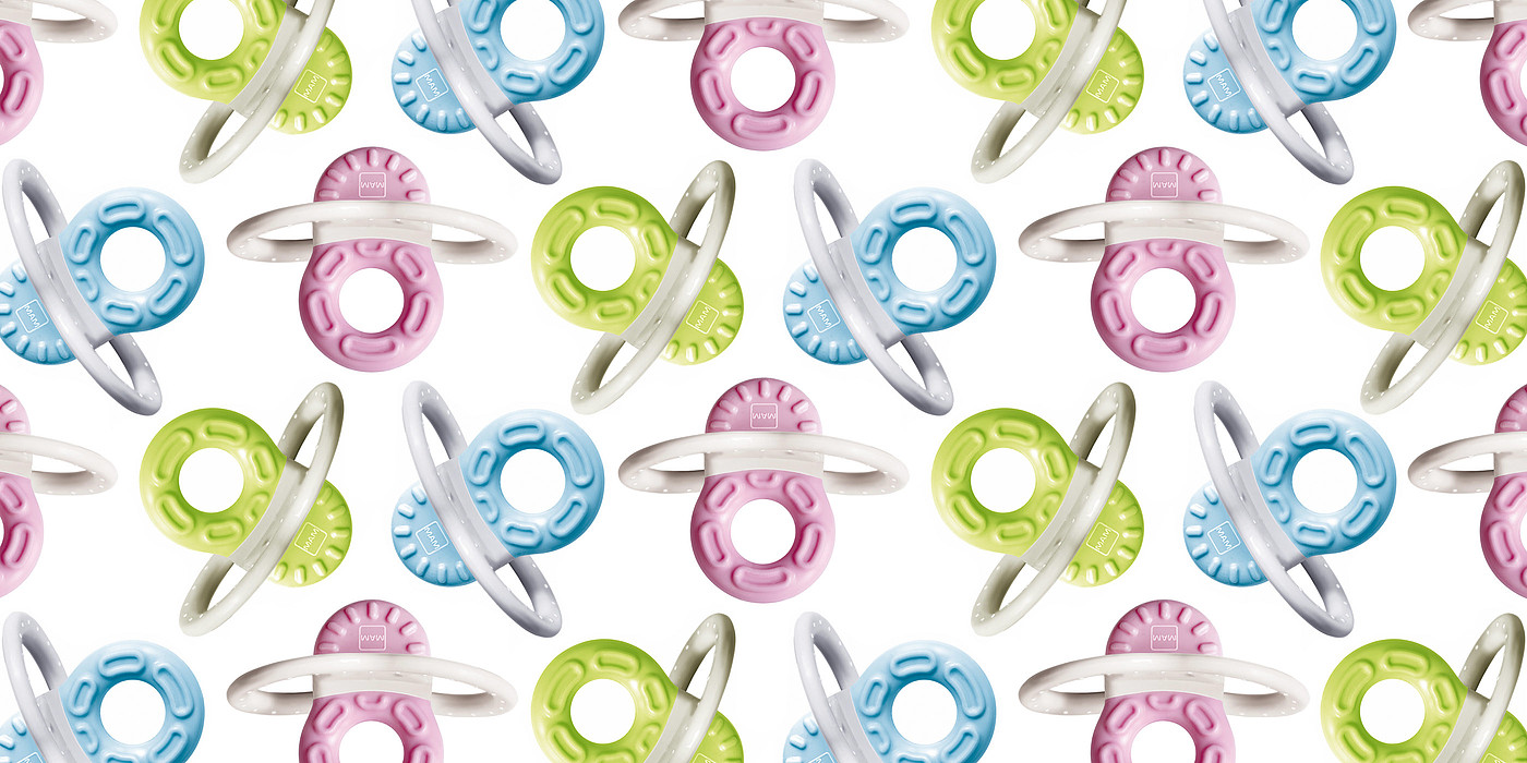 MAM mini teethers，Dental gum，blue，