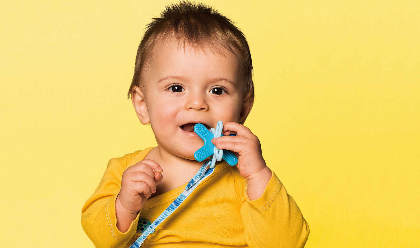 MAM mini teethers，Dental gum，blue，