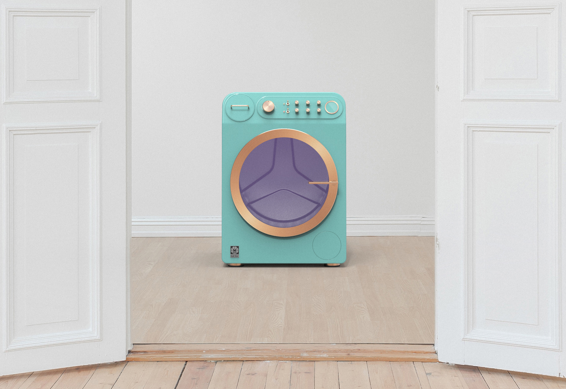Pink，Washing machine，Lovely drum，