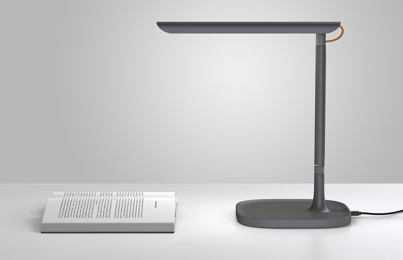 black，Wireless charging desk lamp，Hone，