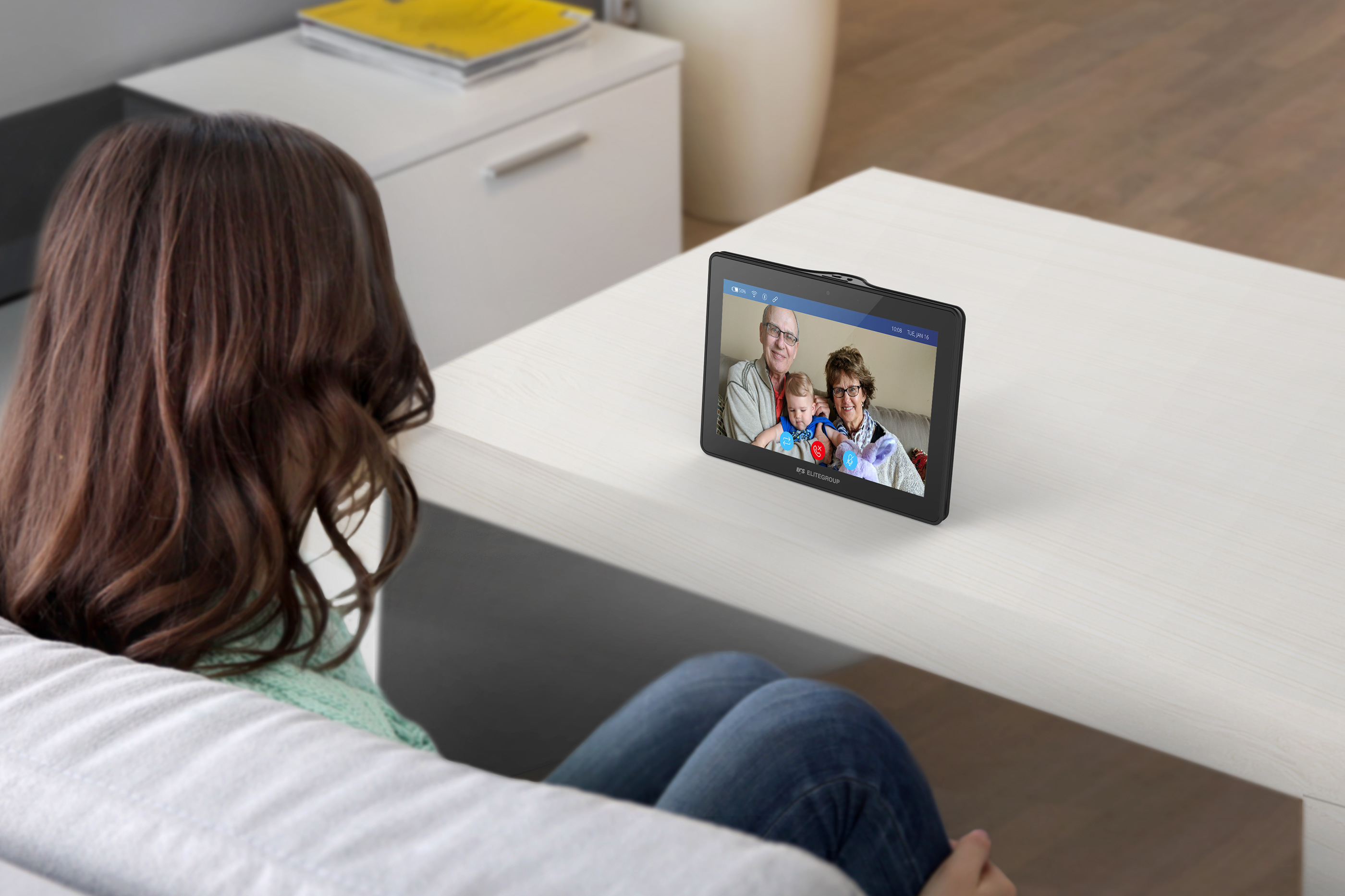 black，controller，Smart  Home Tablet，