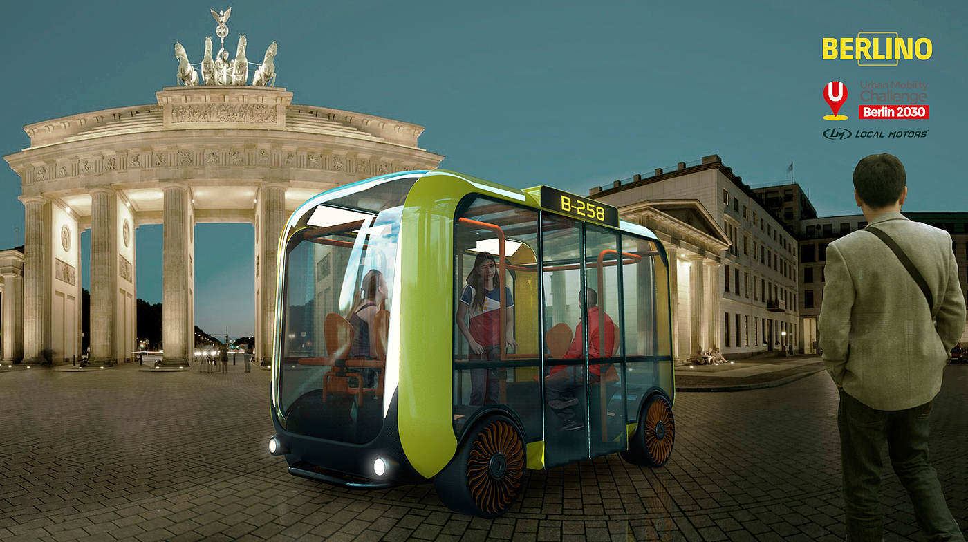 Berlino.，bus，Automobile design，