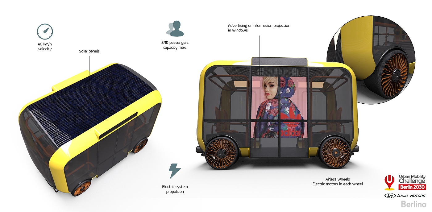 Berlino.，bus，Automobile design，