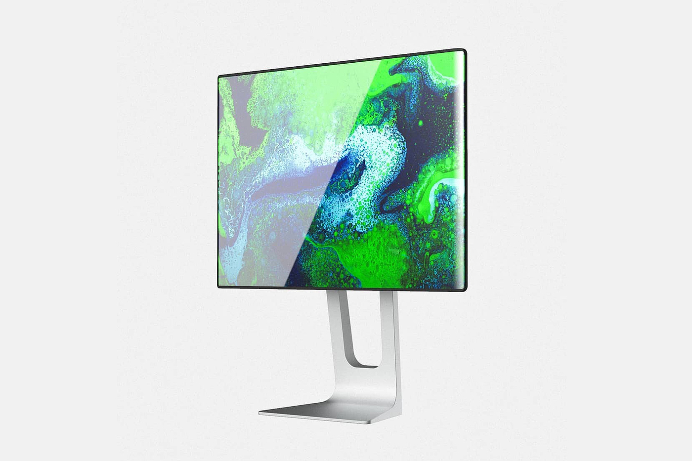 Mac Pro HDR，Computer design，silver，