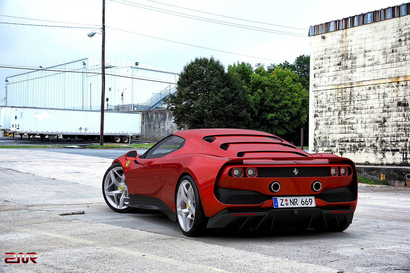 Sports car，Cool，Ferrari SP38，Ferrari，