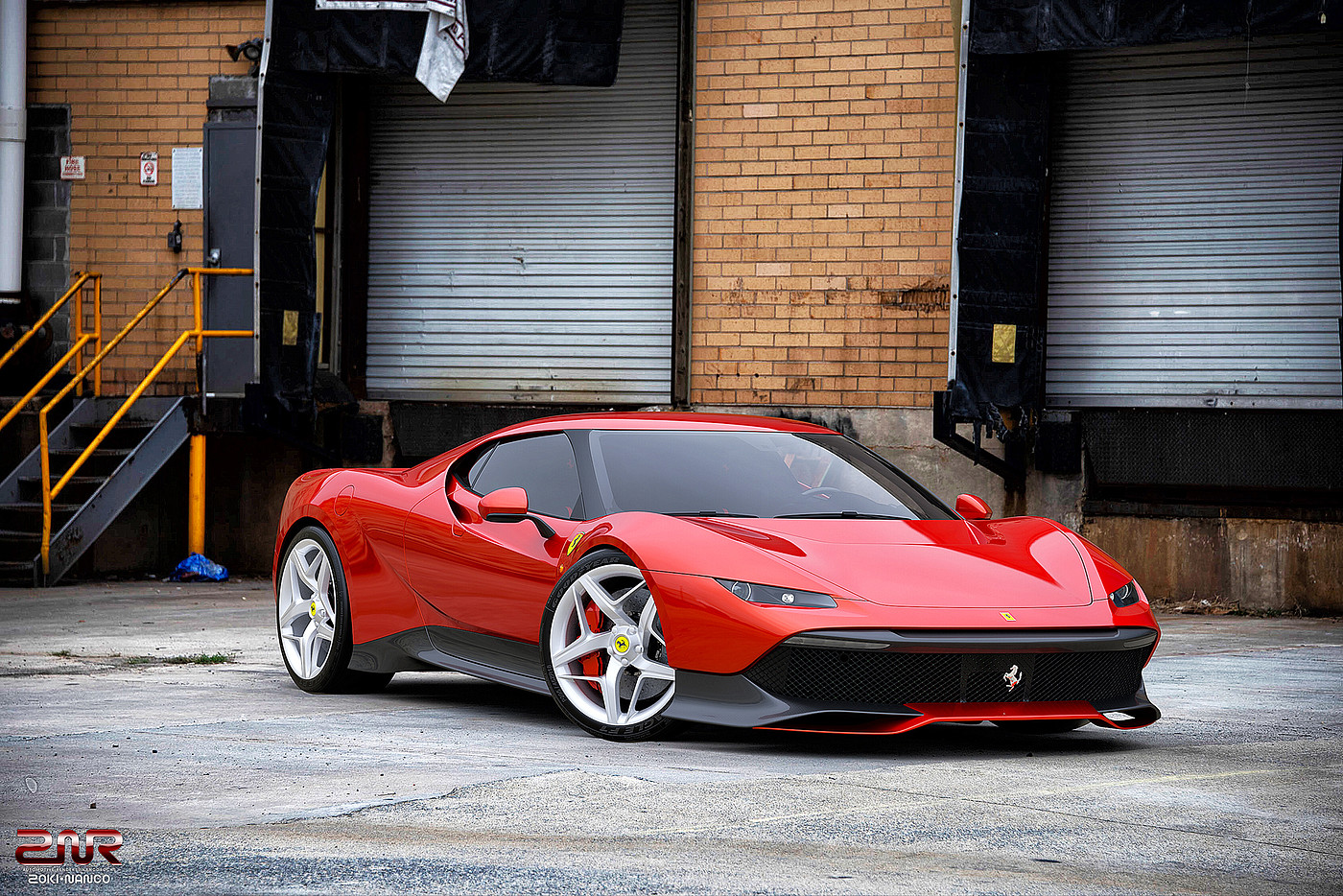 Sports car，Cool，Ferrari SP38，Ferrari，