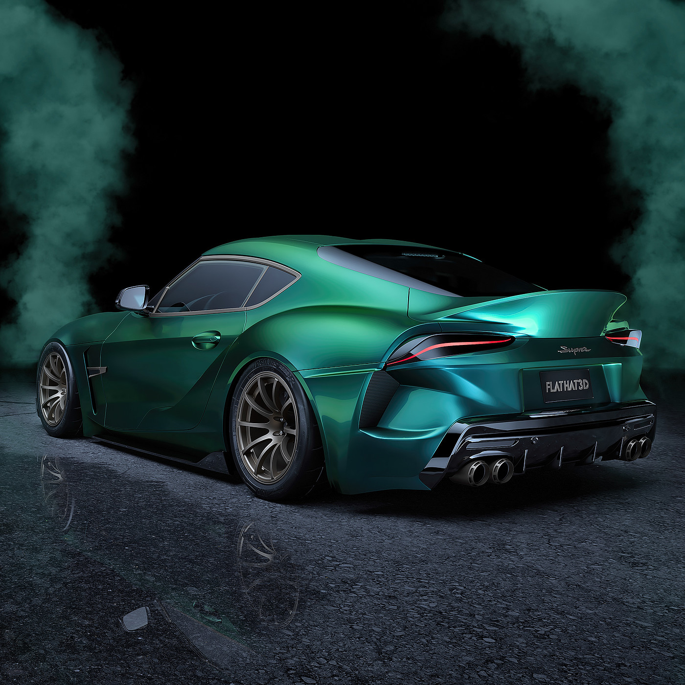 green，Automatic design，industrial design，Digital photography，Super grand Coupe，Sports car，automobile，