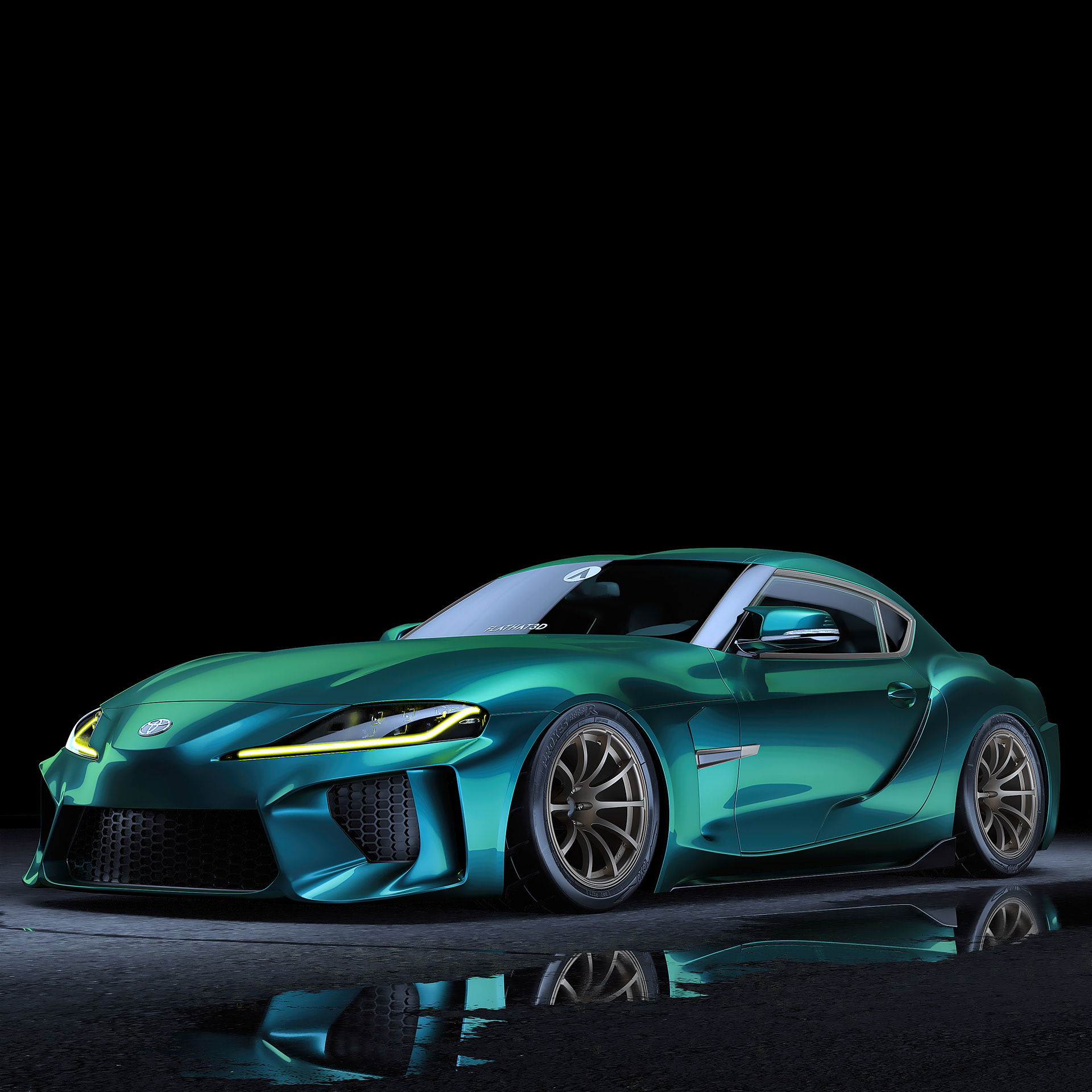 green，Automatic design，industrial design，Digital photography，Super grand Coupe，Sports car，automobile，