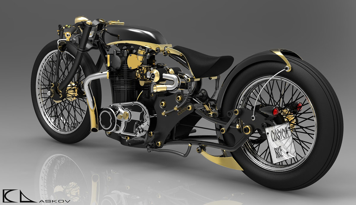 Automatic design，motorcycle，Retro，thick and heavy，Traffic design，