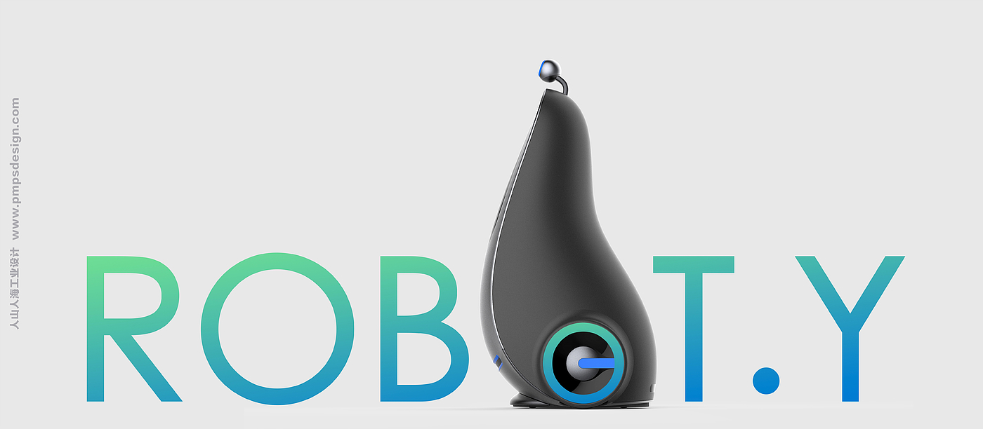罗伯特机器人，新型机器人，机器人设计，智能硬件，AIOT，PMPS-DESIGN，人山人海工业设计，服务机器人，