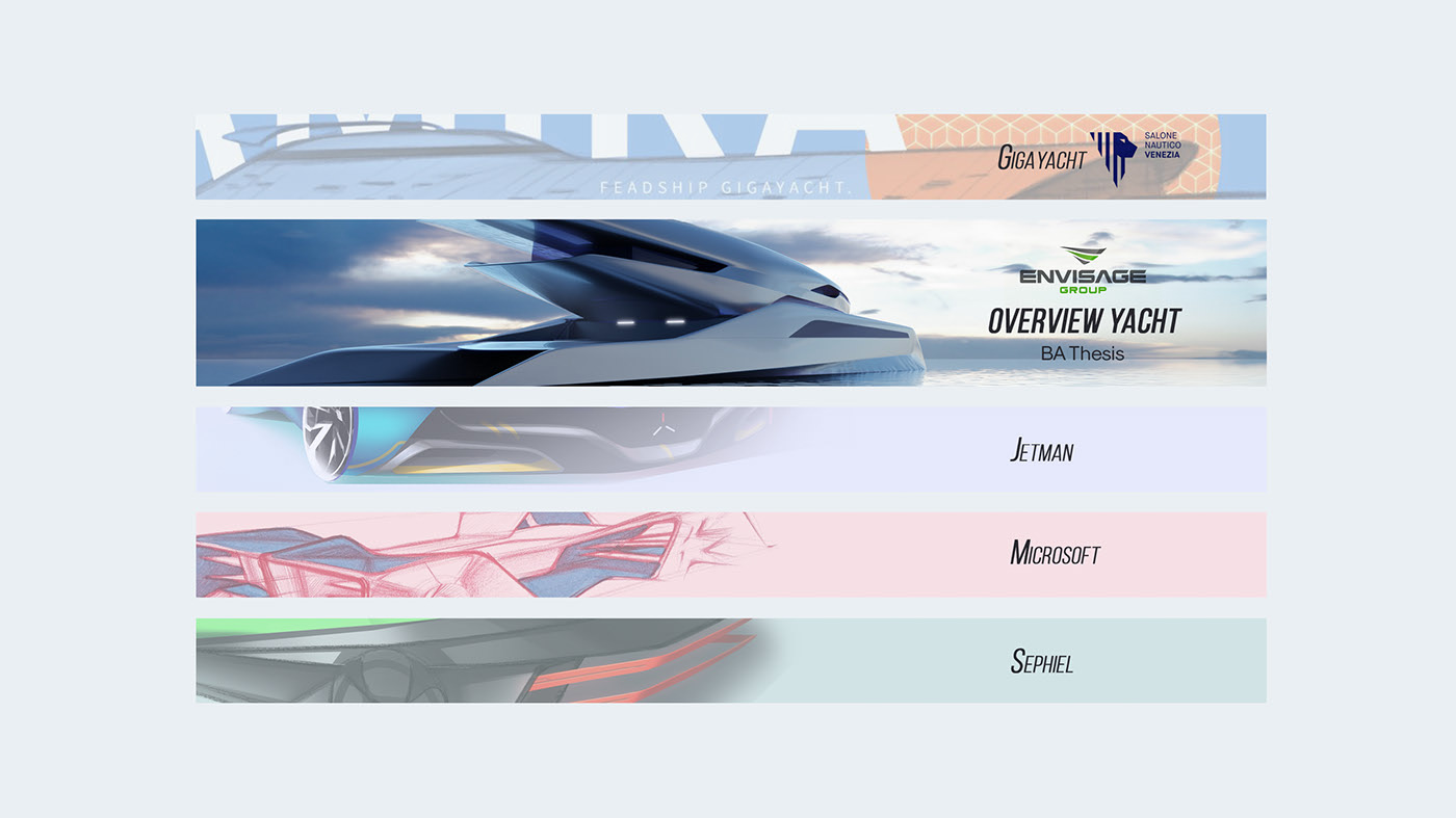 Vehicle collection，yacht，automobile，sample reels，