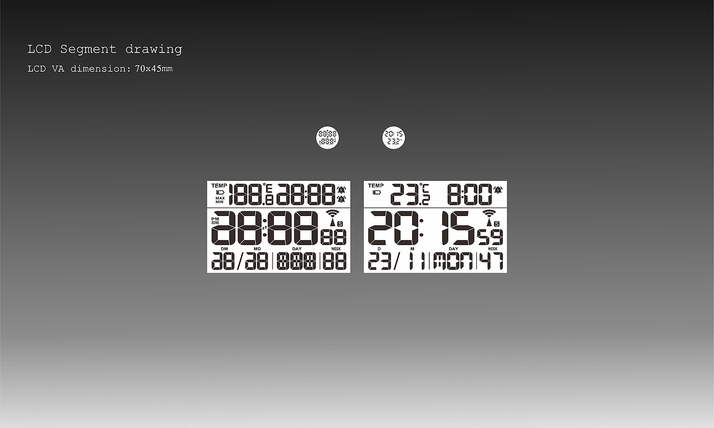 Projection，Clock，rotate，