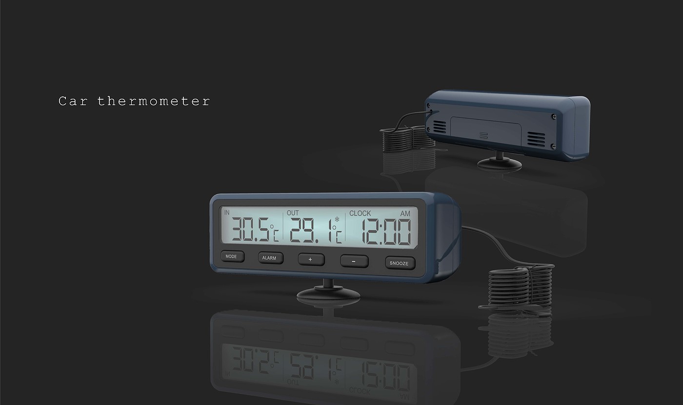 vehicle，thermometer，