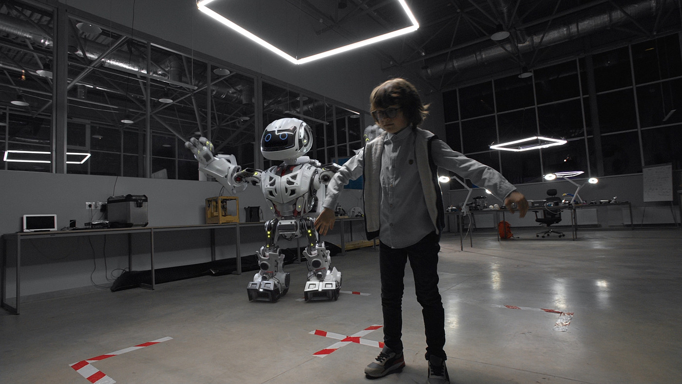 white，robot，Orange Future Class，