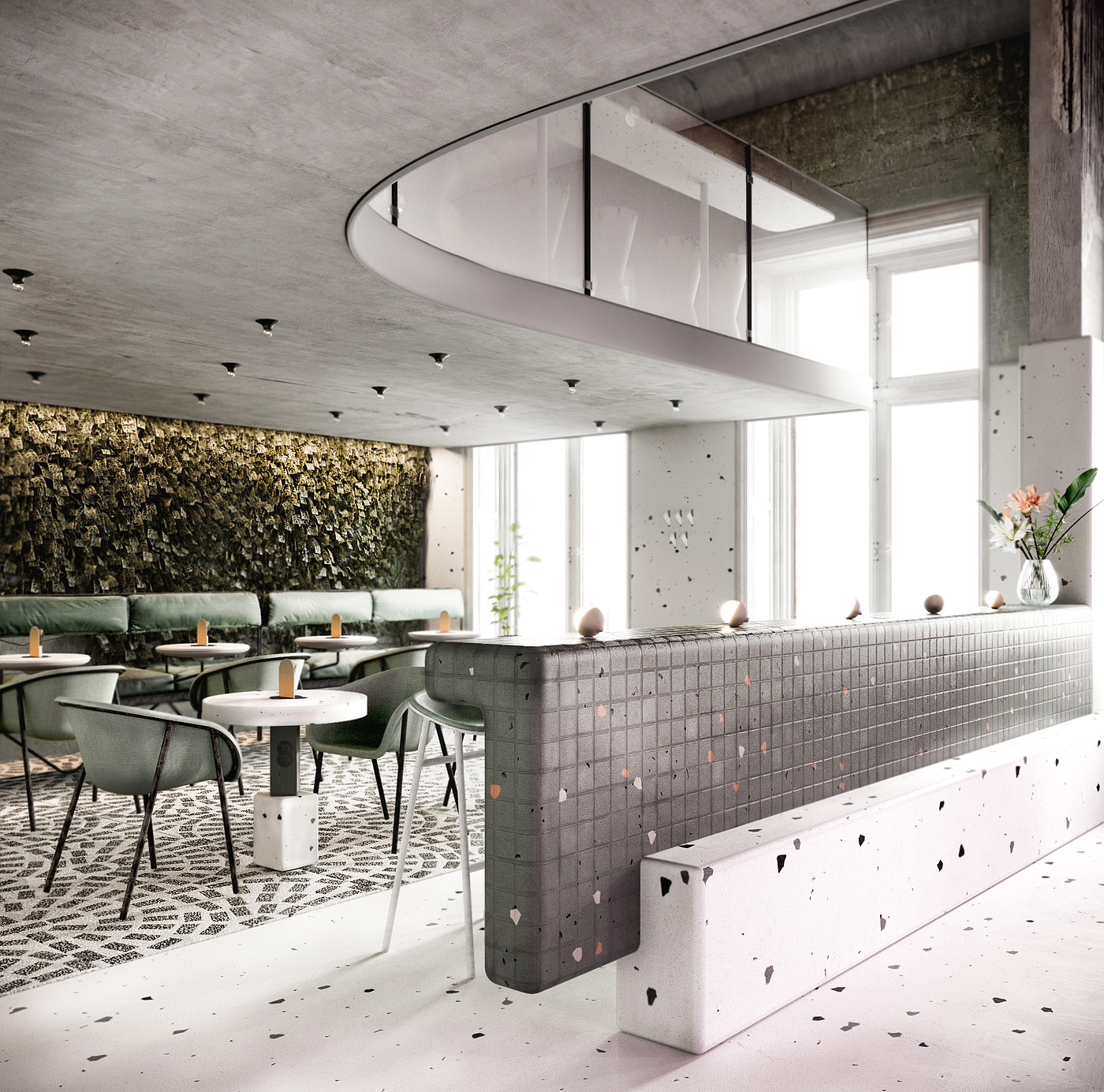 Interior design，Ecological Restaurant，Hydroponic Restaurant，