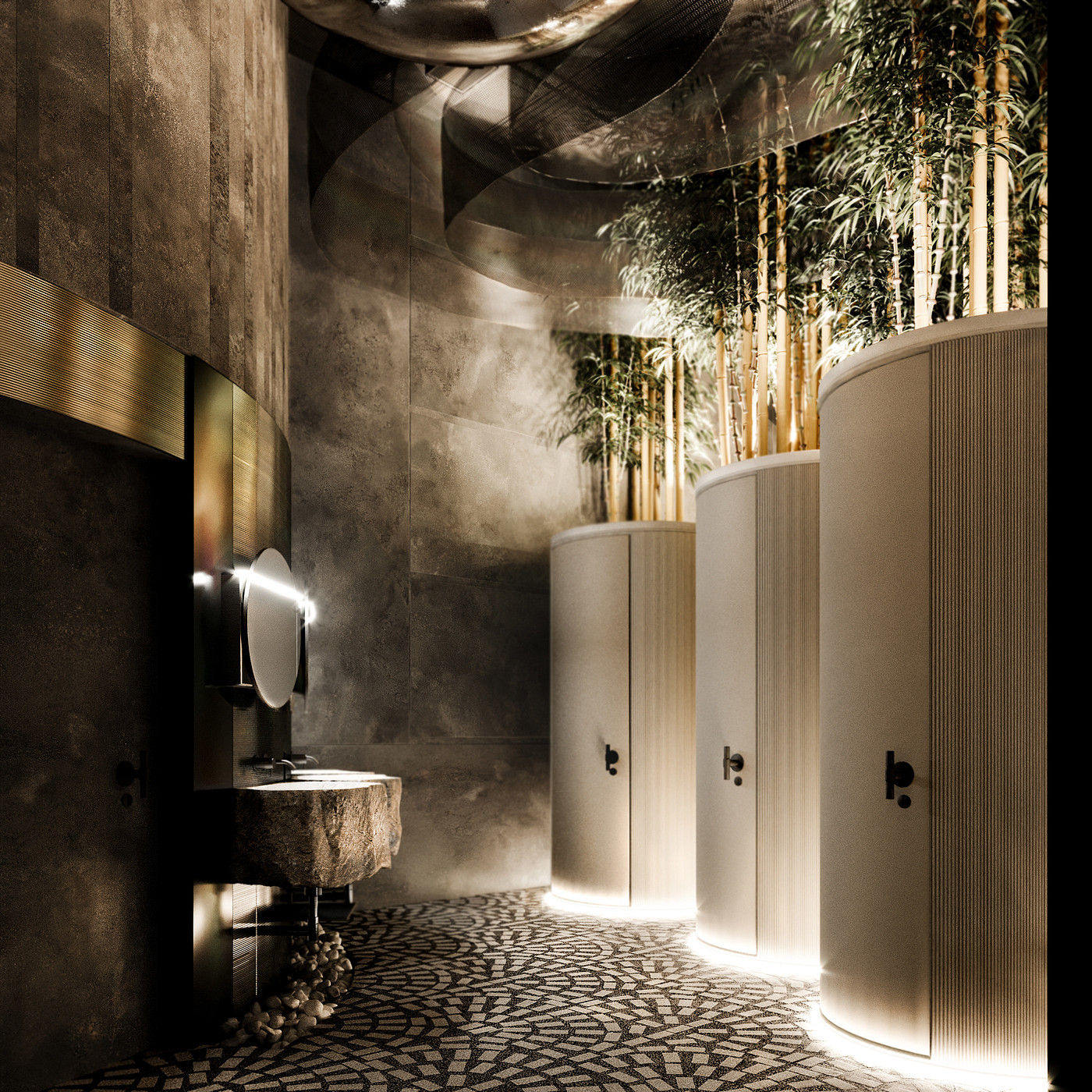 Interior design，Ecological Restaurant，Hydroponic Restaurant，
