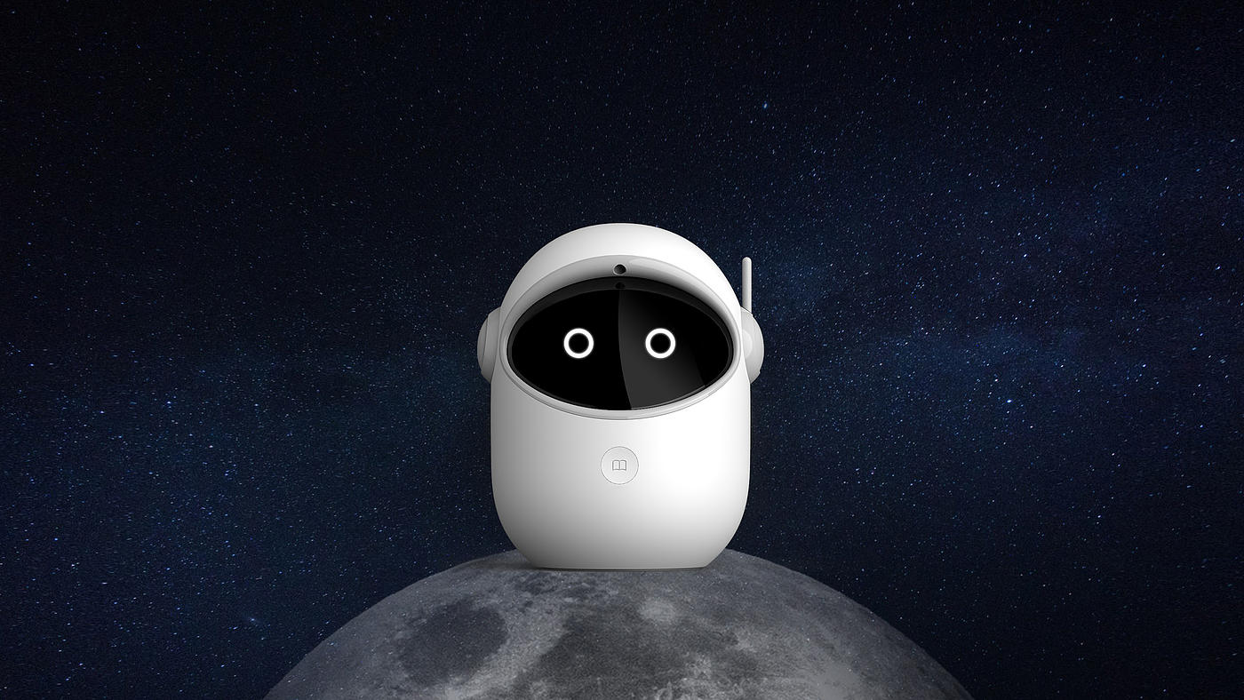 astronaut，Lovely and mellow，product design，industrial design，read，Picture book，Robot design，Children's products，