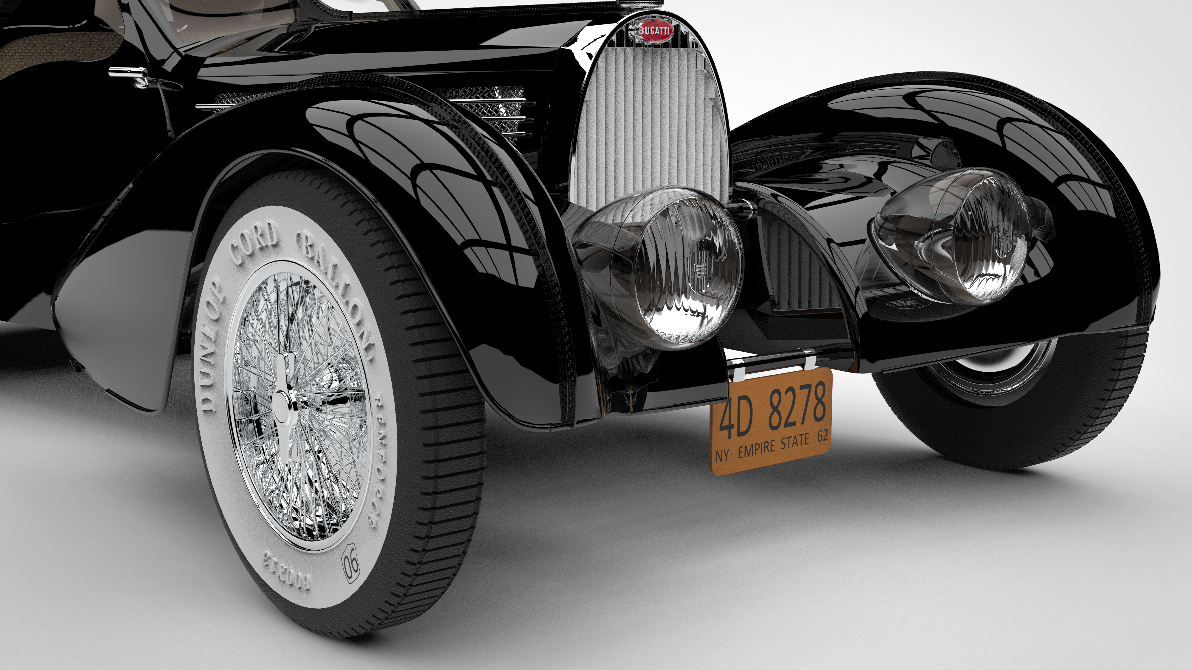 Bugatti，automobile，Render，Vintage car，