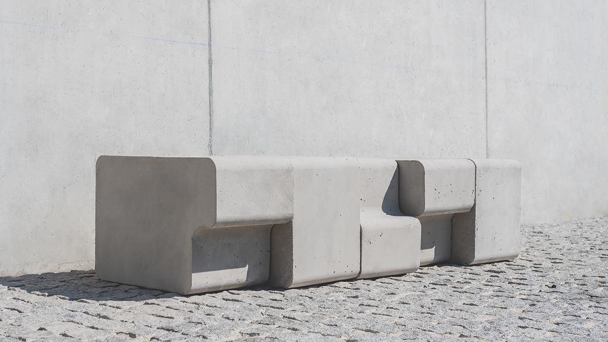 Industrial waste，Rough，environment protection，Public seat，Urban furniture，