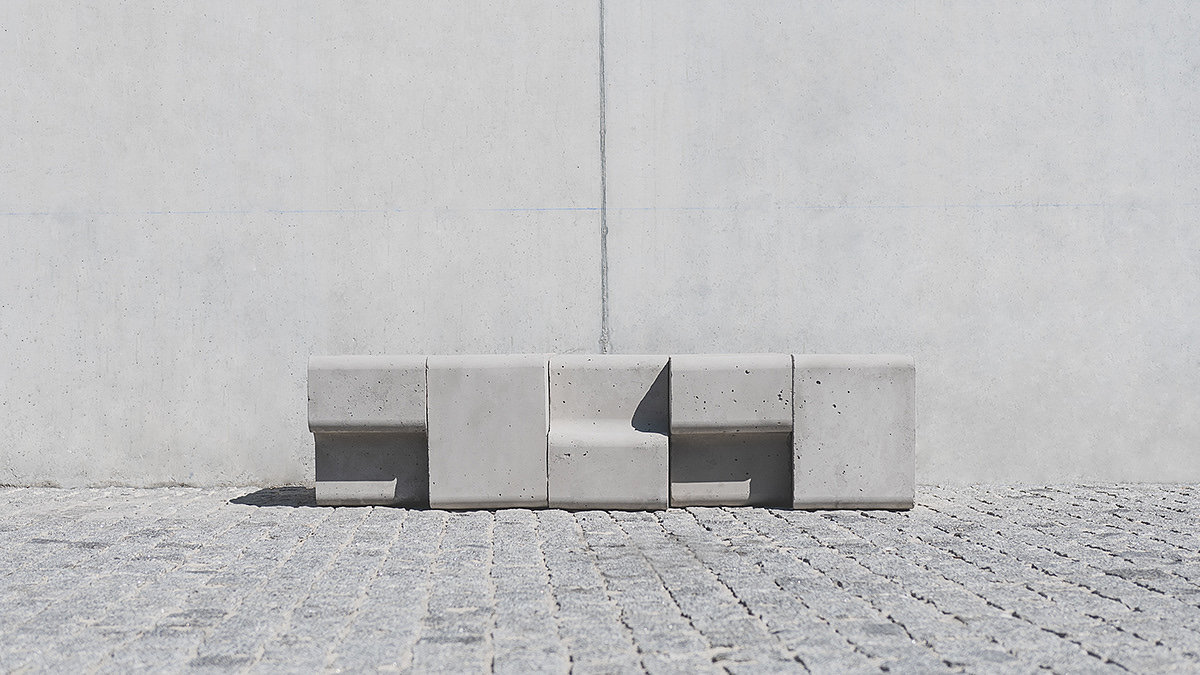 Industrial waste，Rough，environment protection，Public seat，Urban furniture，