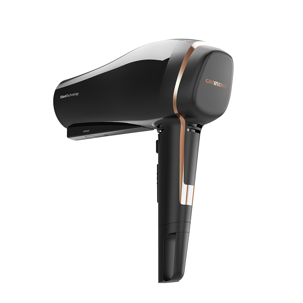 2019 red dot product design award，Honourable mention，SilenceDry，black，hair drier，