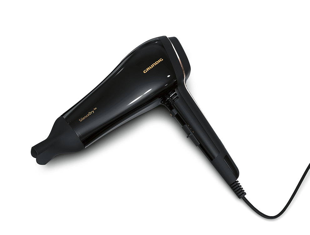 2019 red dot product design award，Honourable mention，SilenceDry，black，hair drier，