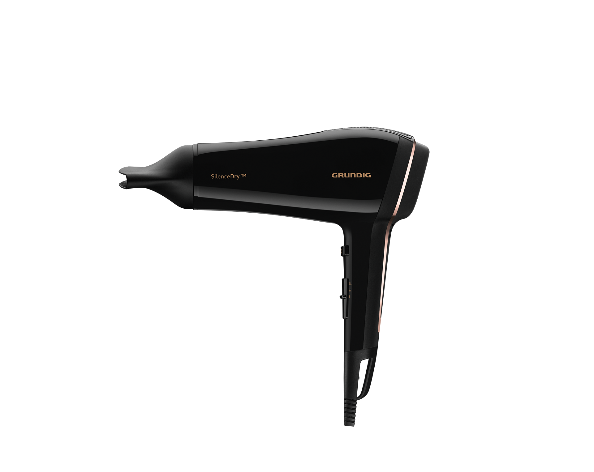 2019 red dot product design award，Honourable mention，SilenceDry，black，hair drier，