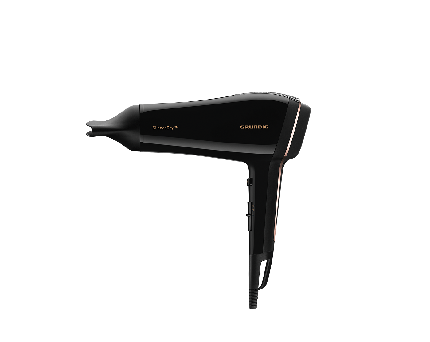 2019 red dot product design award，Honourable mention，SilenceDry，black，hair drier，