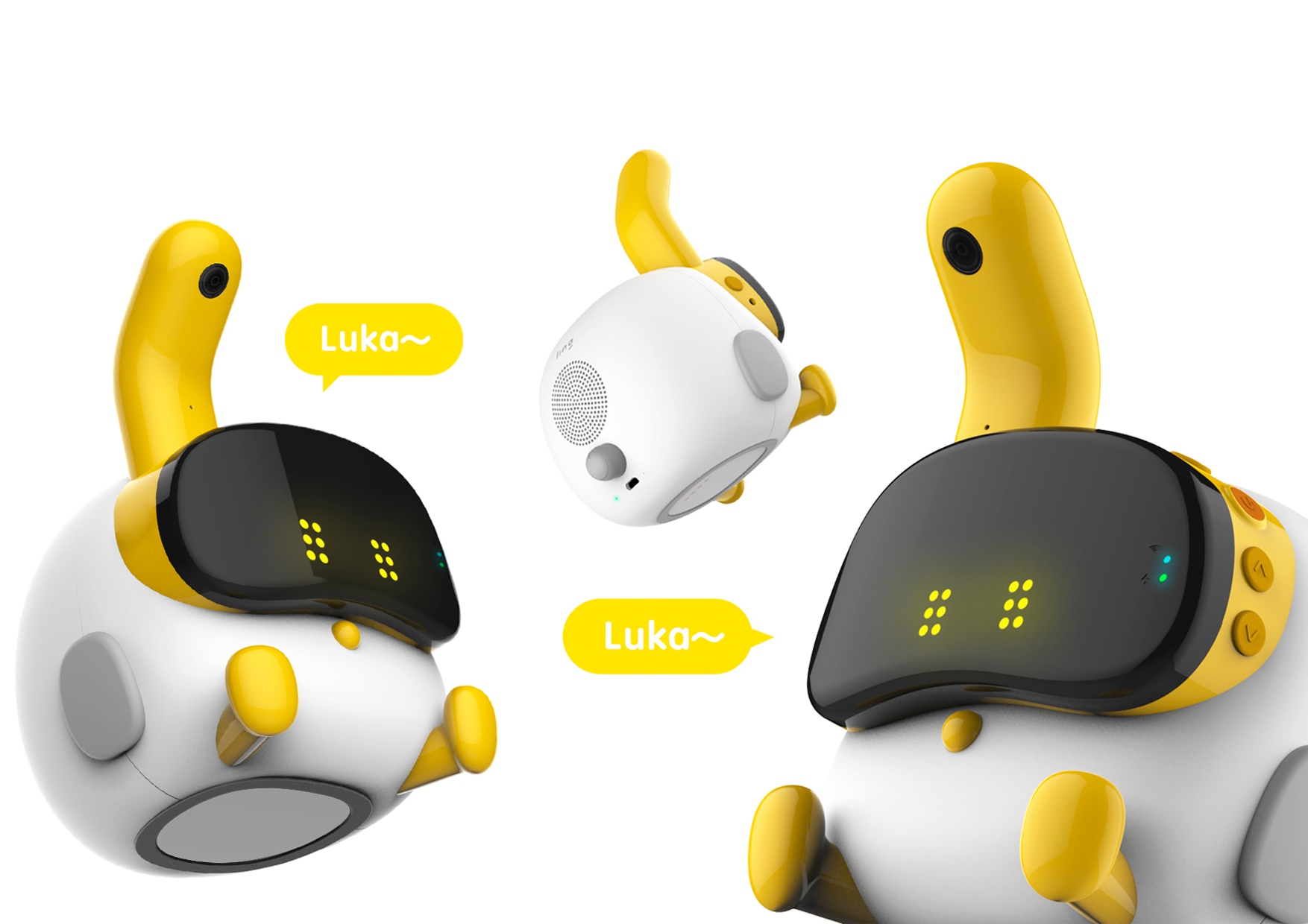 robot，children，study companion，Reading Companion，Luka Baby，Honourable mention，2019 red dot product design award，