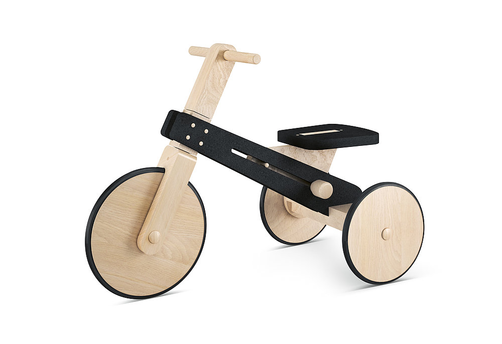 Toys，children，Tricycle，woodiness，Honourable mention，2019 red dot product design award，BOO TRICYCLE.2，