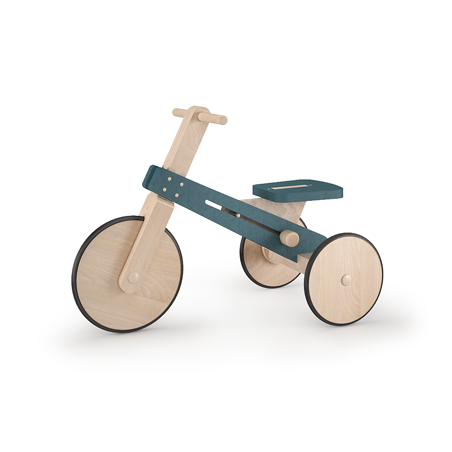 玩具，儿童，三轮车，木质，Honourable mention，2019红点产品设计大奖，BOO TRICYCLE.2，