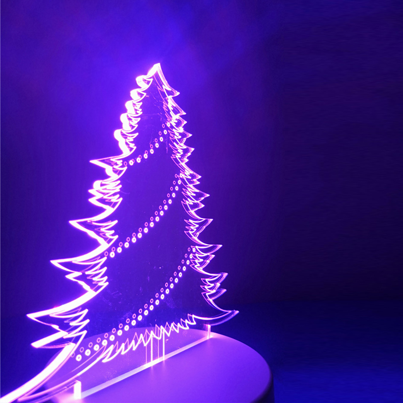 christmas tree，3d，Night light，