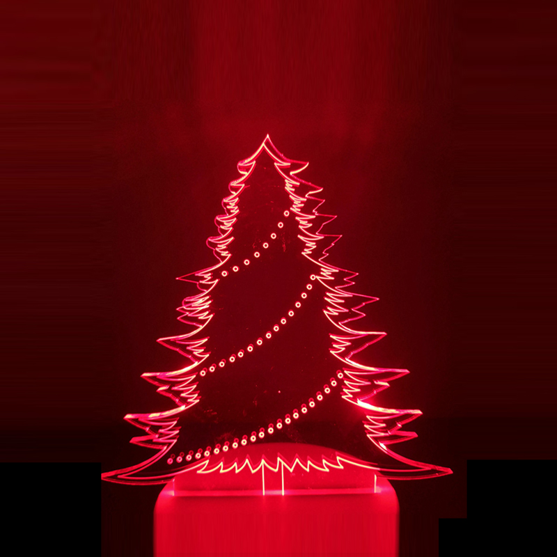 christmas tree，3d，Night light，