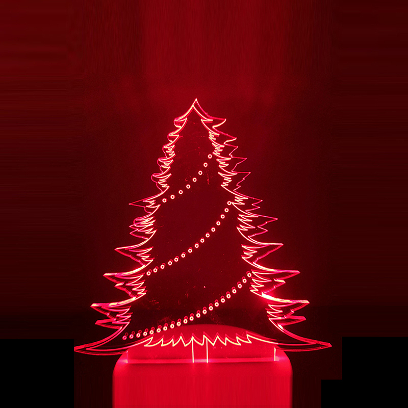 christmas tree，3d，Night light，