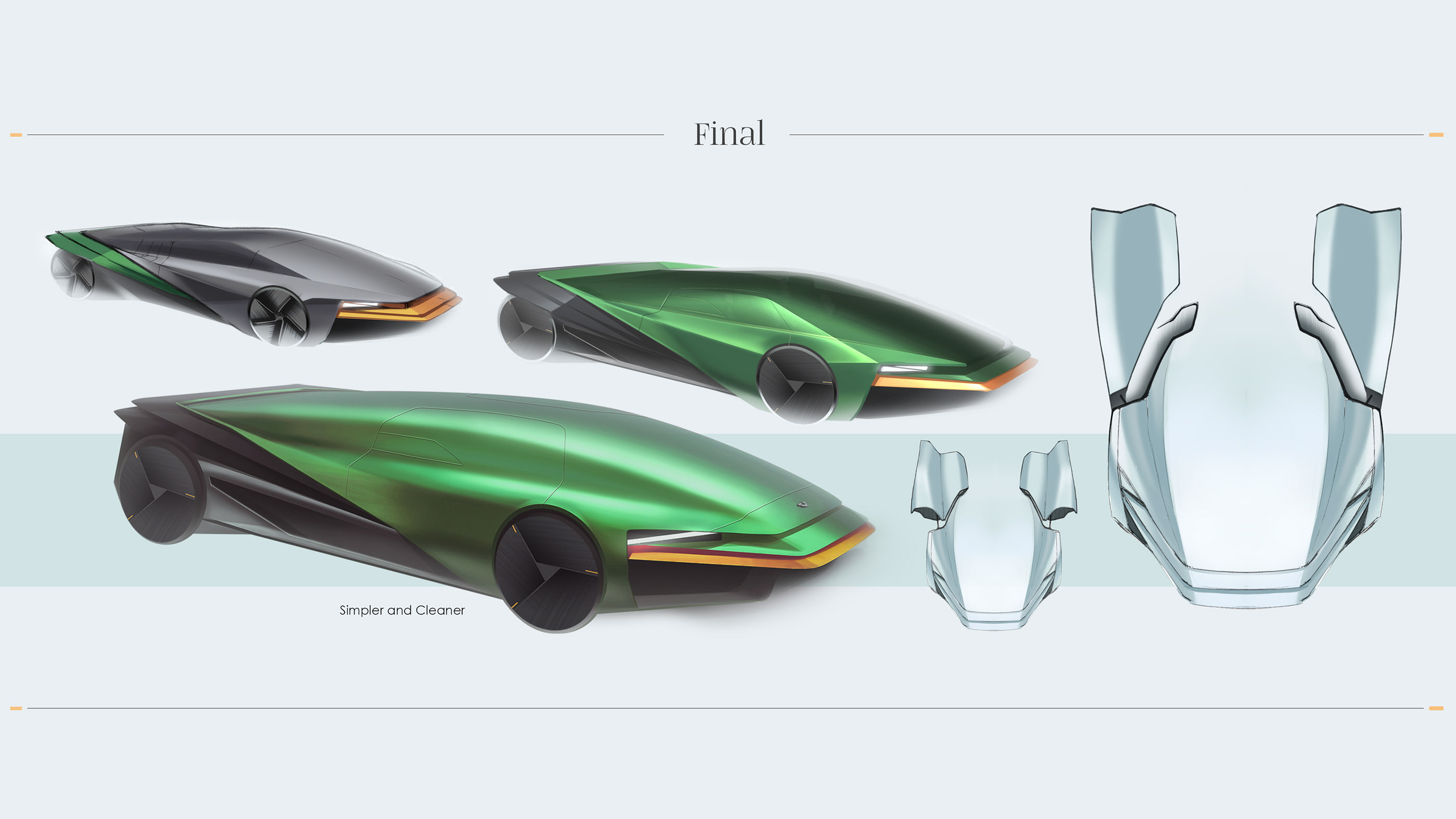 green，Hand drawn car，Sephiel，