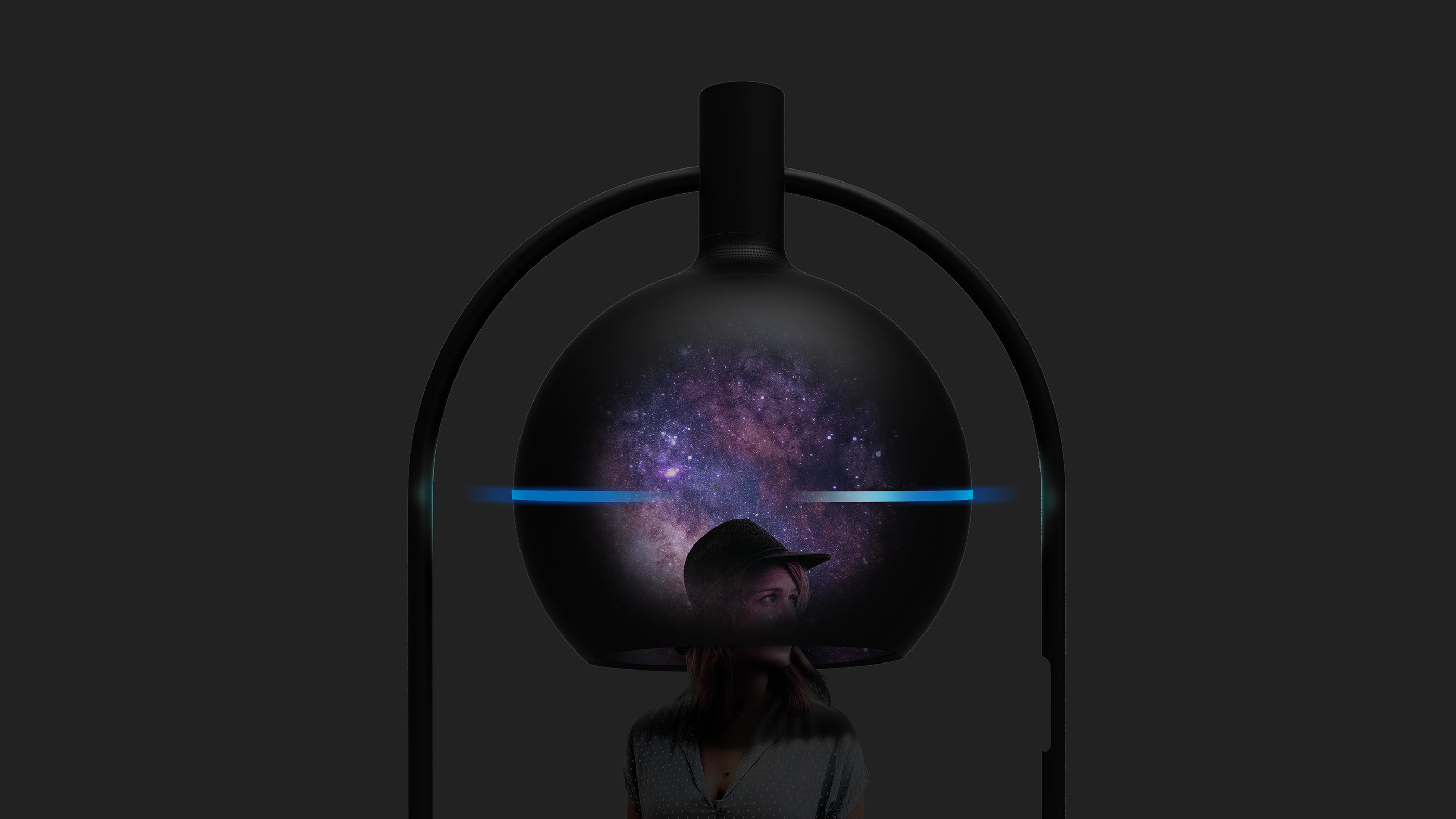 black，VR glasses，Aperture，