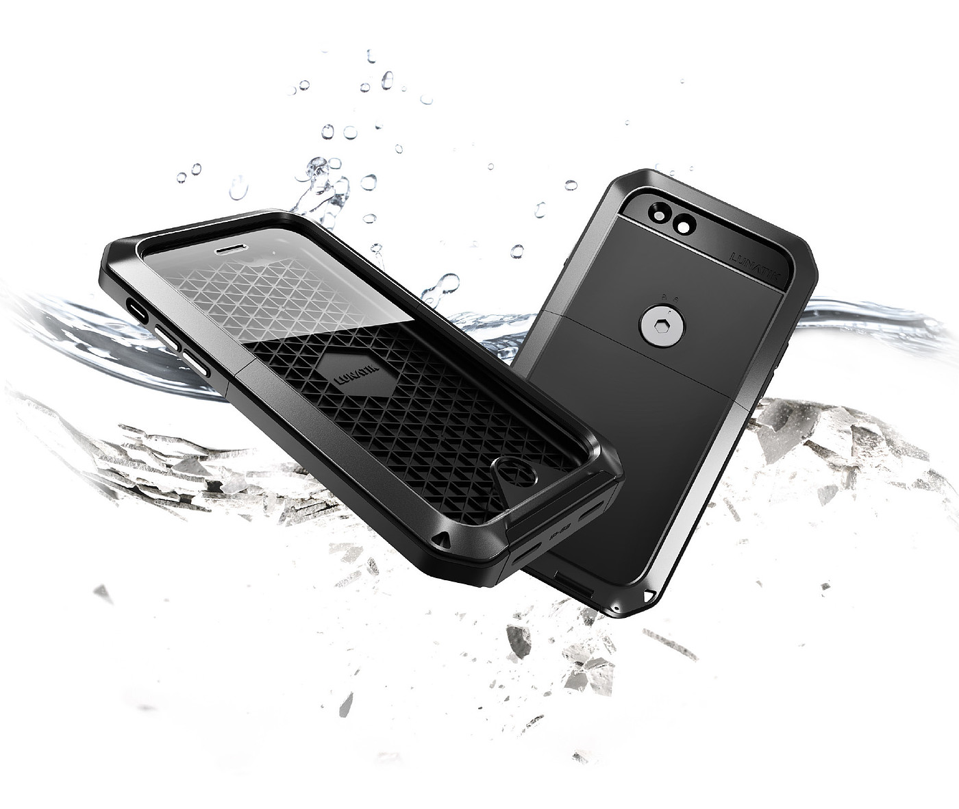 black，Mobile phone shell，lunatik，