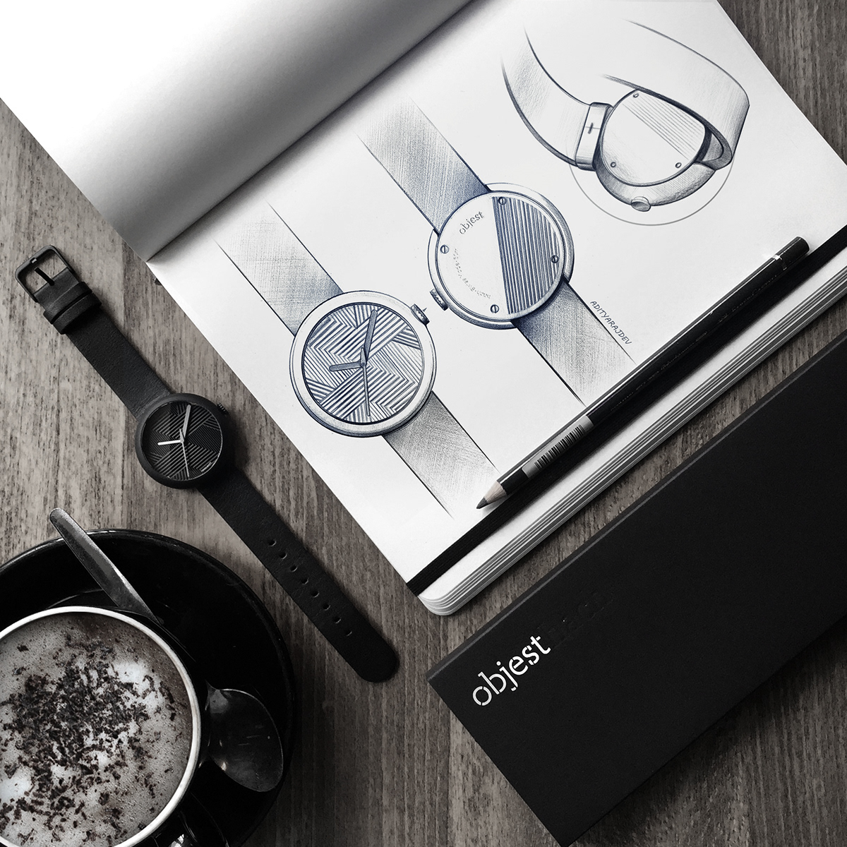 black，Mechanical watch，horology，