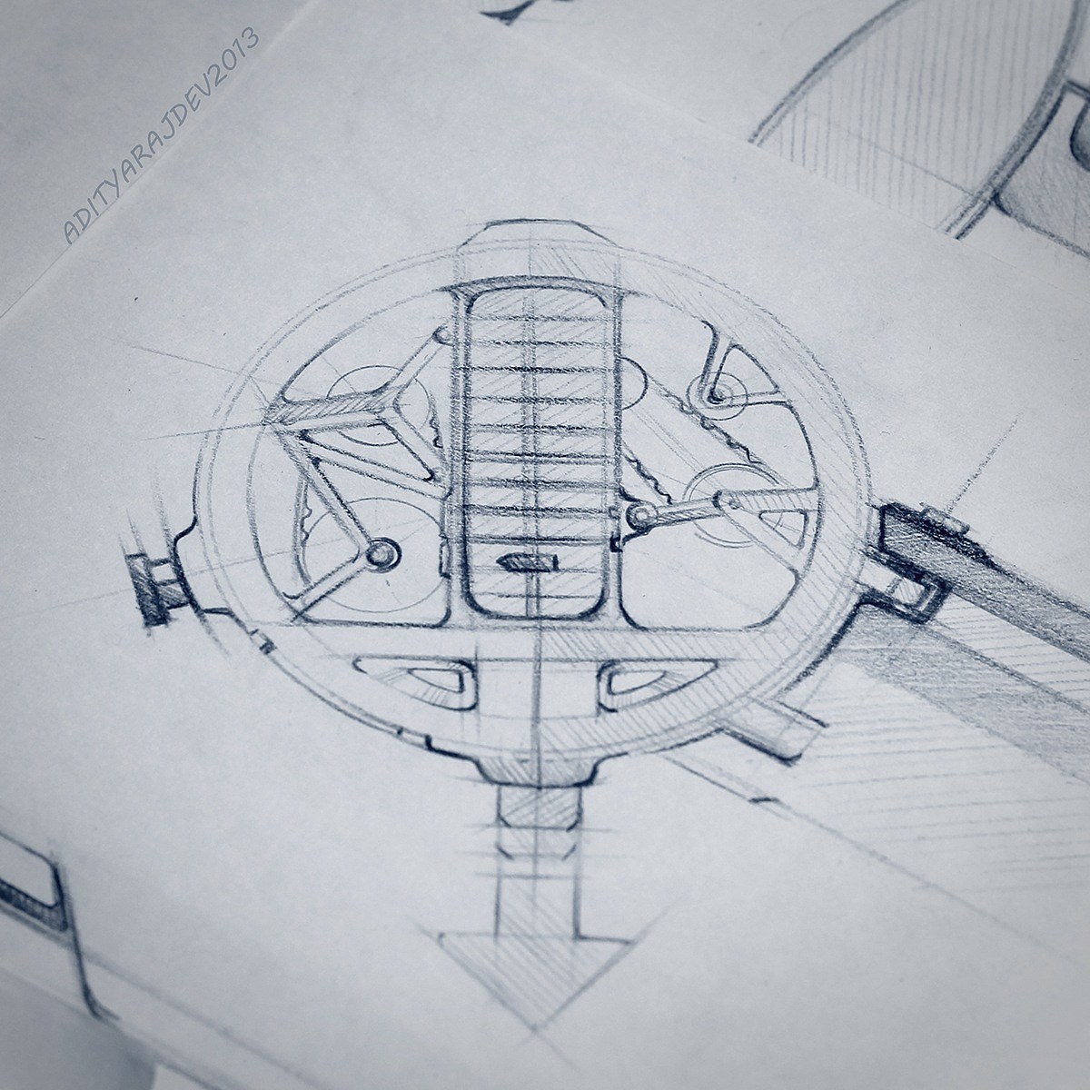 黑色，机械表，horology，