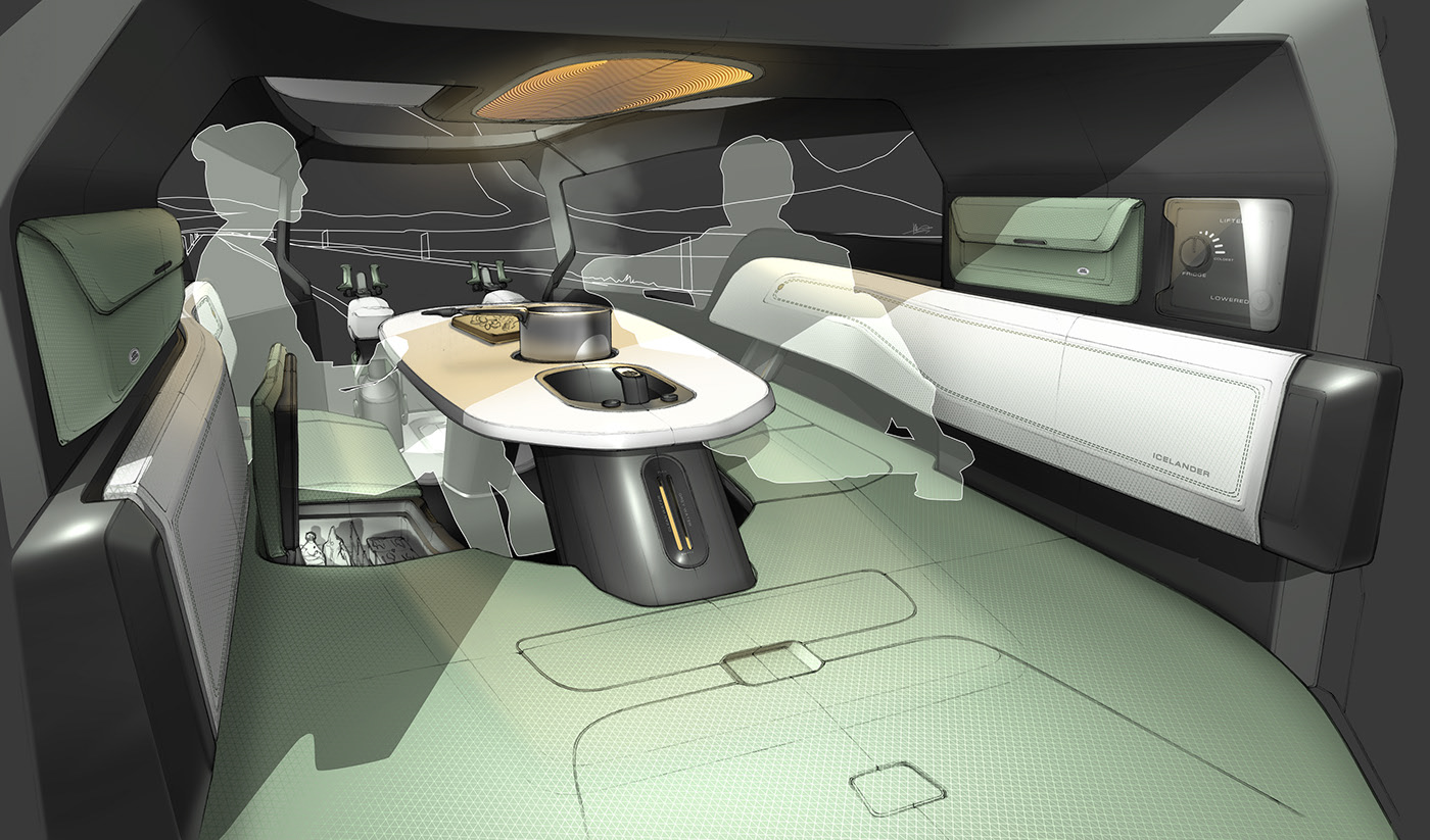 Project design，Semi automated，Iceland，vehicle，Land Rover，