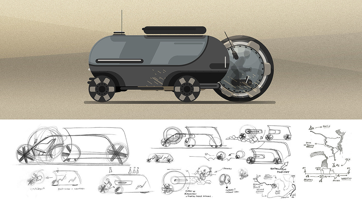项目设计，半自动化，冰岛，车，路虎，