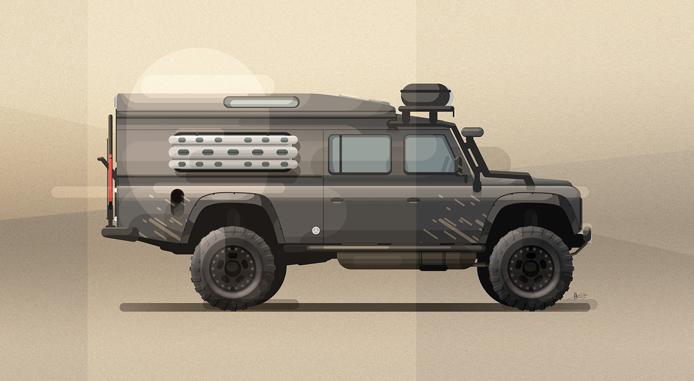 Project design，Semi automated，Iceland，vehicle，Land Rover，