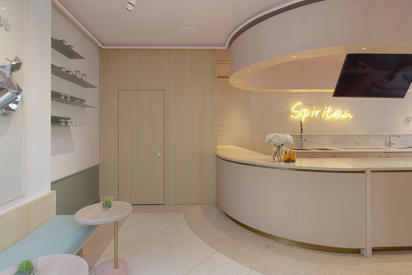 soft，Color matching，teahouse，