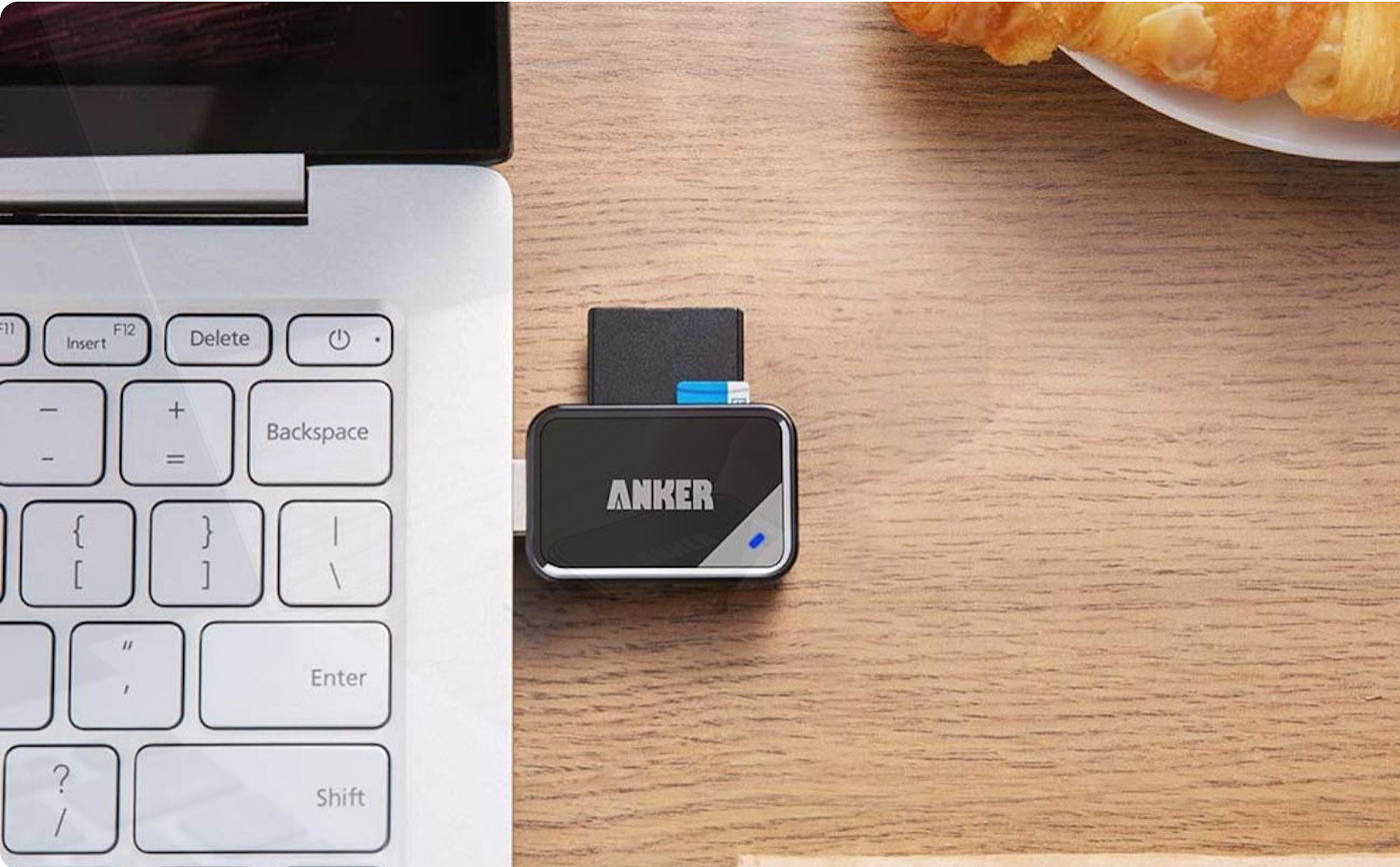 anker，usb，读卡器，