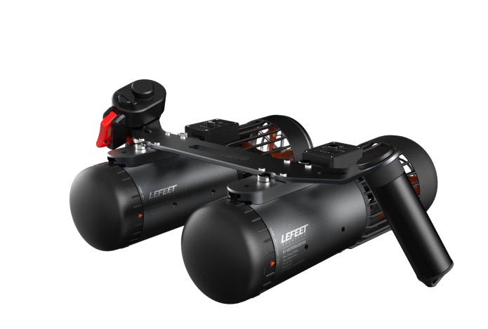 2019 red dot product design award，Honourable mention，LeFeet S1，diving，propeller，black，