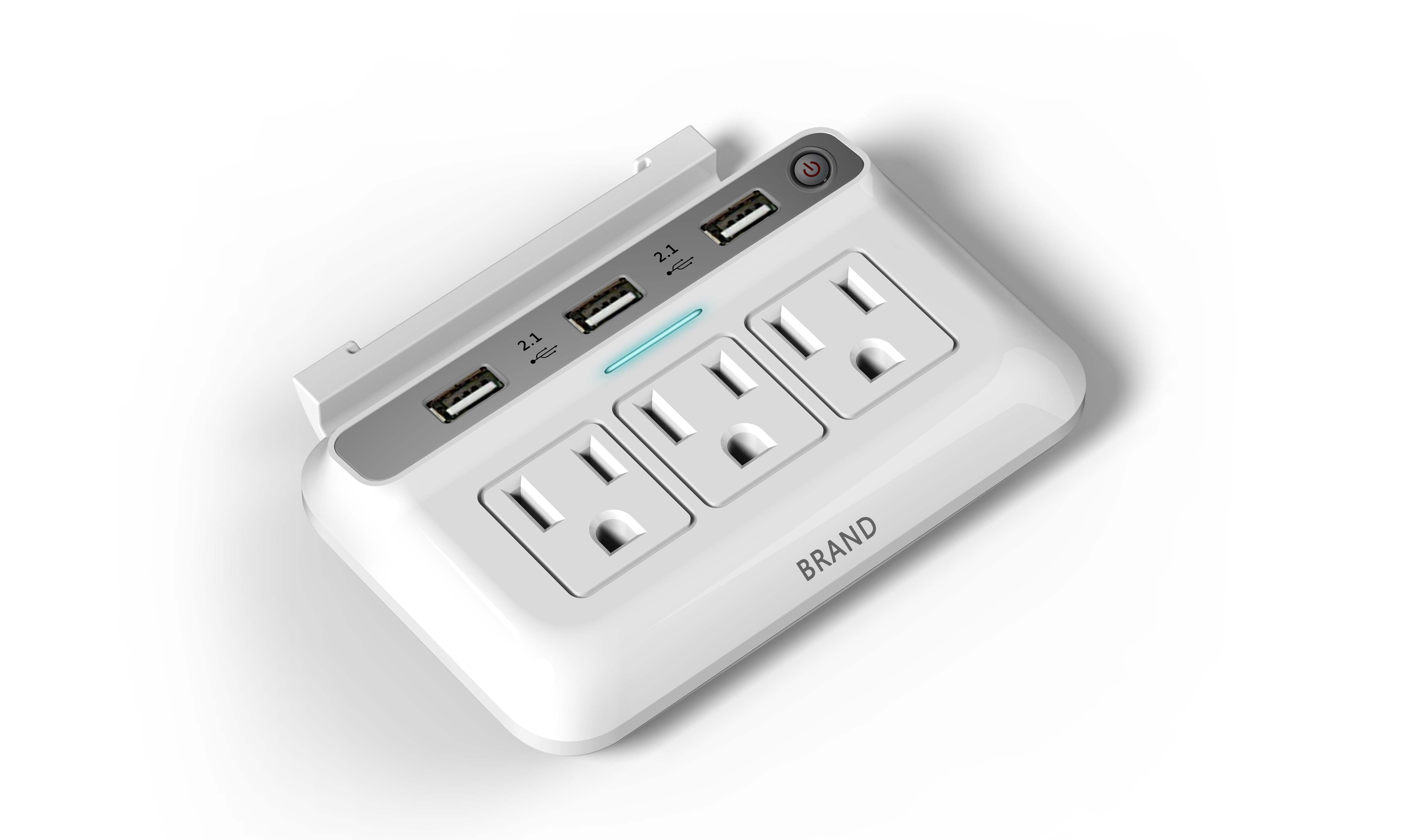 Cold wind，White socket，Desktop charging，