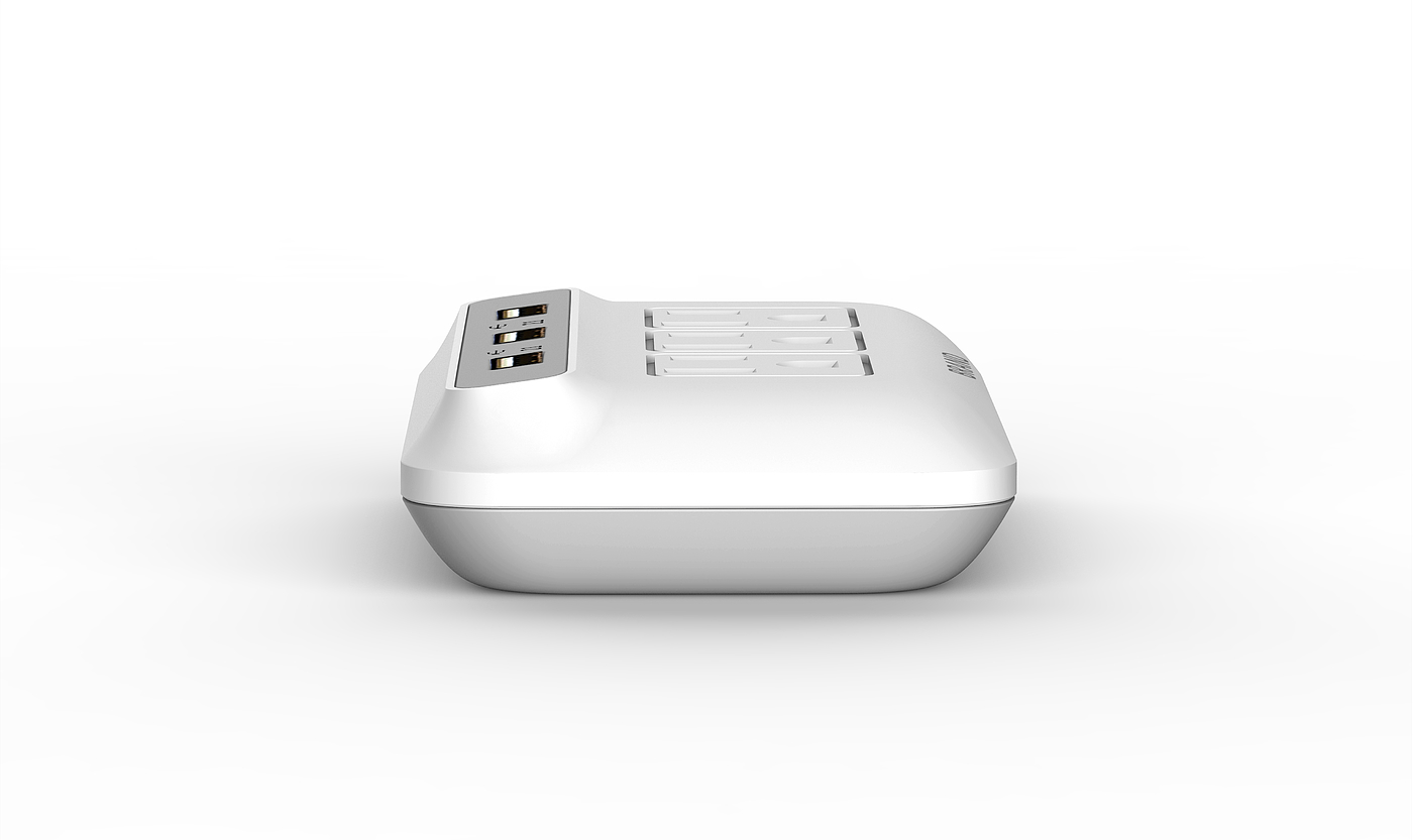 Cold wind，White socket，Desktop charging，