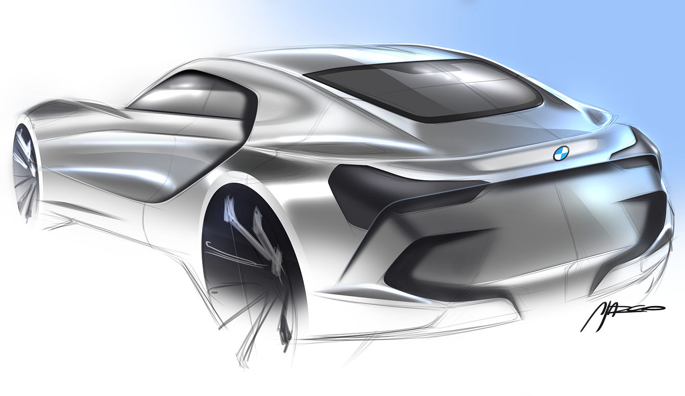 Automatic design，Hand drawn，Render，product design，industrial design，